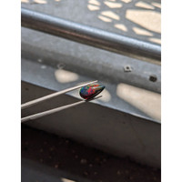 3.29 Ct. Cabochon Black Opal from Ethiopia Life Style