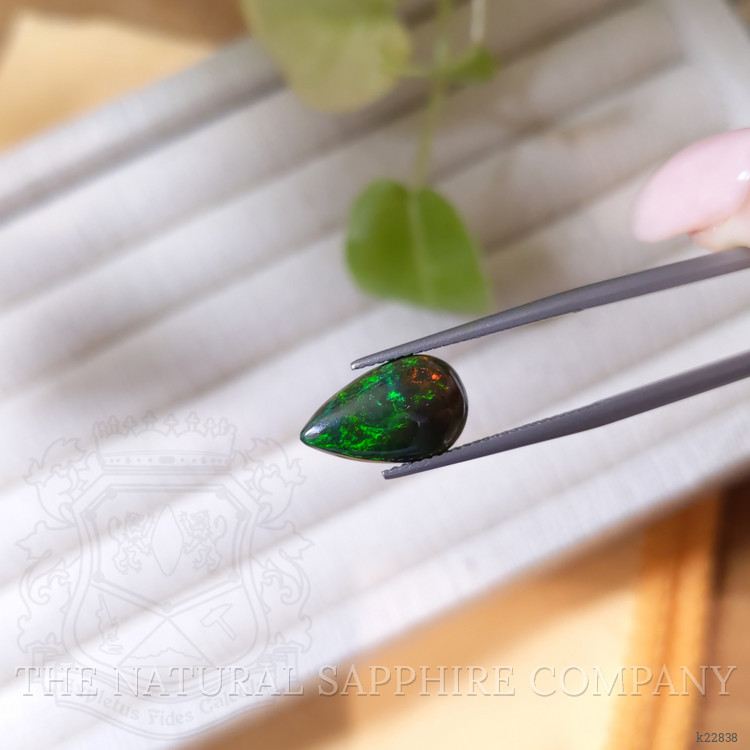 2.14 Ct. Cabochon Black Opal from Ethiopia