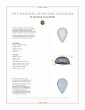 1.56 Ct. Cabochon Black Opal from Ethiopia 3 D Scan Report