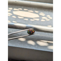 2.31 Ct. Cabochon Black Opal from Ethiopia Life Style