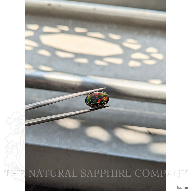 2.31 Ct. Cabochon Black Opal from Ethiopia