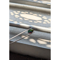 2.31 Ct. Cabochon Black Opal from Ethiopia Life Style