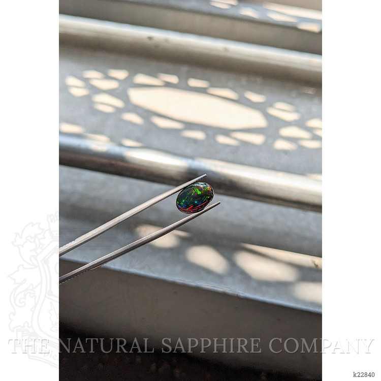 2.31 Ct. Cabochon Black Opal from Ethiopia