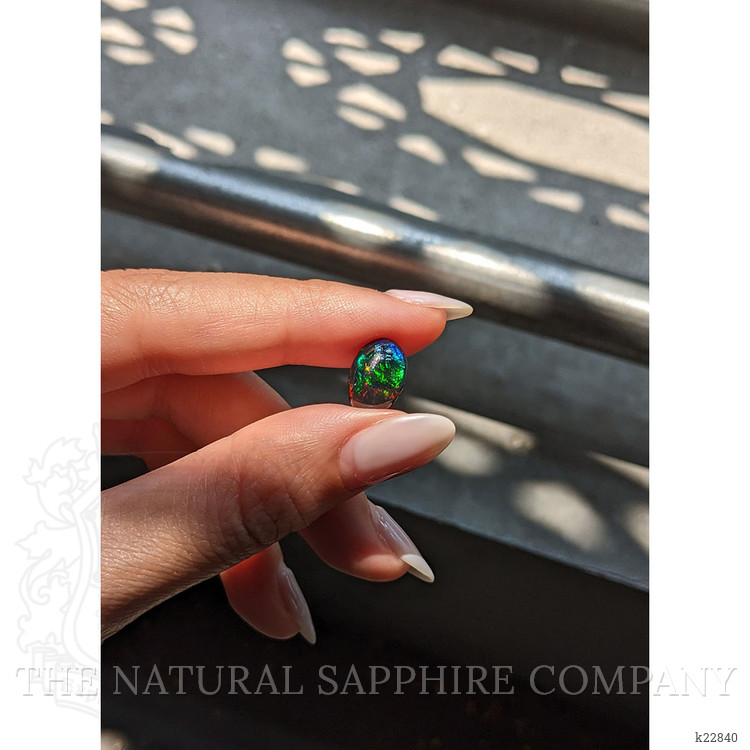 2.31 Ct. Cabochon Black Opal from Ethiopia