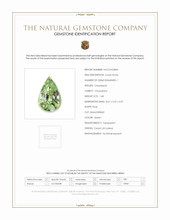 1.68 Ct. Chrysoberyl from Ceylon (Sri Lanka) Scan Report