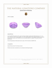 4.81 Ct. Spinel from Burma (Myanmar) Appraisal