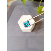 3.50 Ct. Greenish Blue Topaz from Brazil Life Style