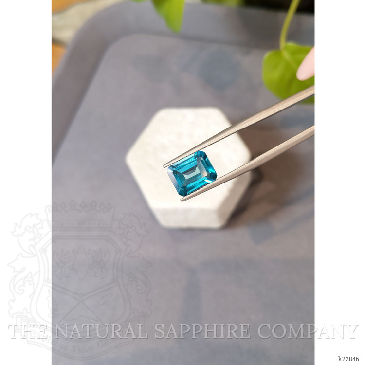 3.50 Ct. Greenish Blue Topaz from Brazil