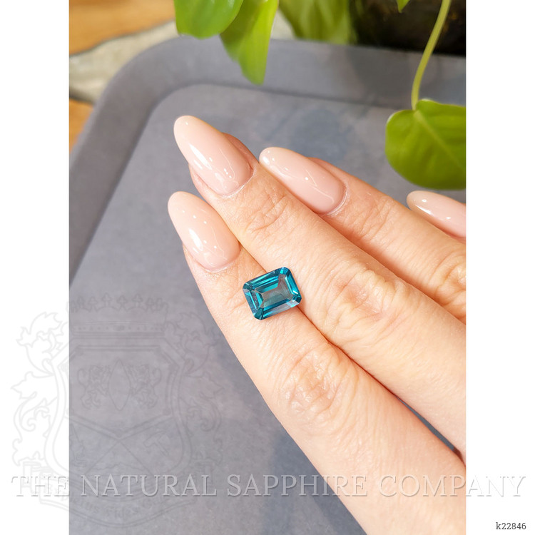3.50 Ct. Greenish Blue Topaz from Brazil