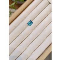 3.99 Ct. Greenish Blue Topaz from Brazil Life Style