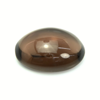 22.00 Ct. Cabochon Smokey Quartz from Brazil Video