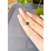1.54 Ct. Bluish Green Topaz from Brazil Life Style