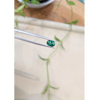 1.55 Ct. Bluish Green Topaz from Brazil Life Style