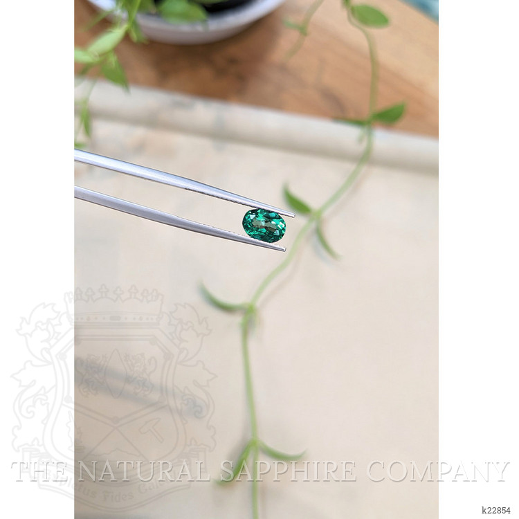 1.55 Ct. Bluish Green Topaz from Brazil