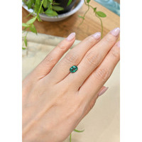 1.46 Ct. Bluish Green Topaz from Brazil Life Style