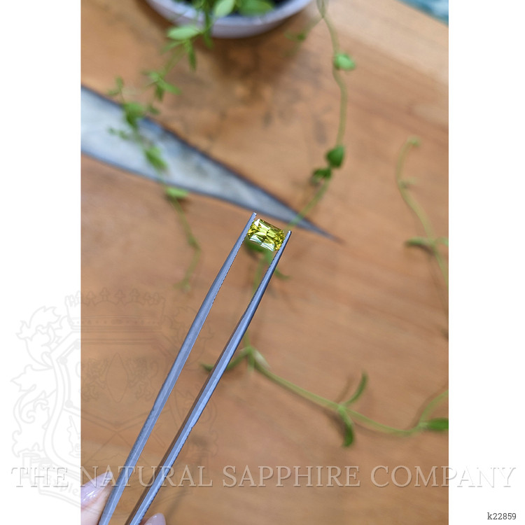 1.17 Ct. Yellowish Green Chrysoberyl from Ceylon (Sri Lanka)