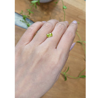 1.17 Ct. Yellowish Green Chrysoberyl from Ceylon (Sri Lanka) Life Style
