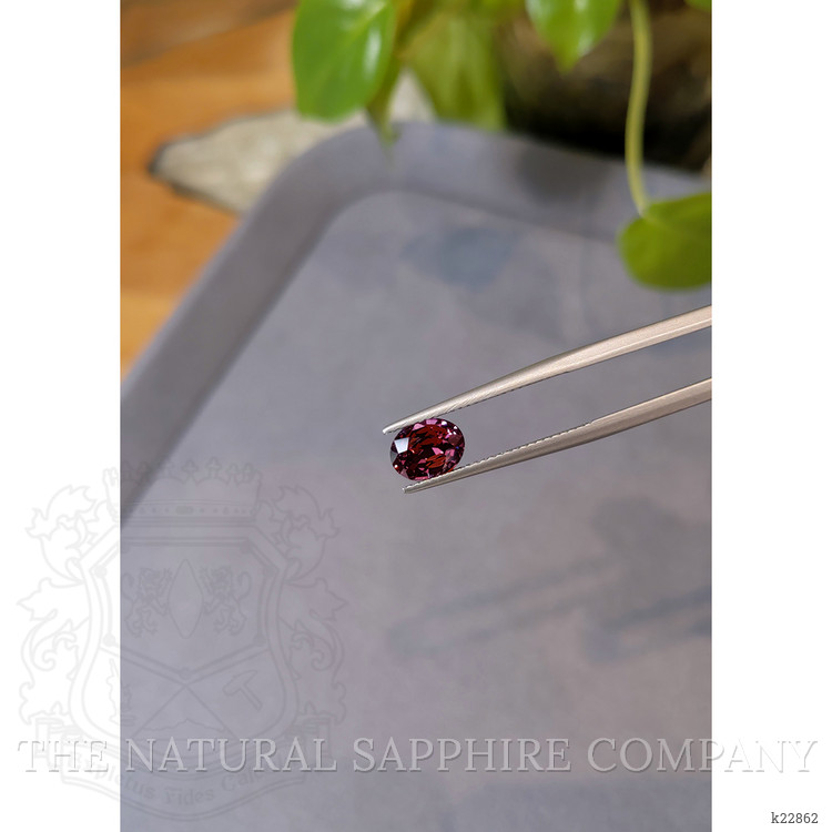1.62 Ct. Purplish Pink Garnet from Ceylon (Sri Lanka)
