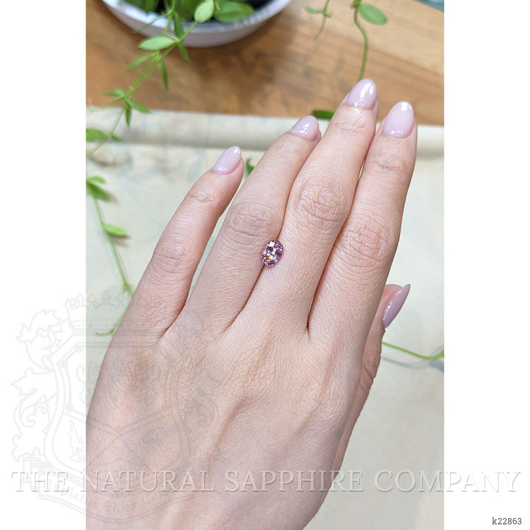 1.08 Ct. Pink Garnet from Ceylon (Sri Lanka)