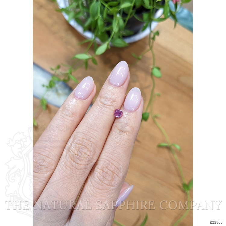 0.52 Ct. Purplish Red Garnet from Ceylon (Sri Lanka)
