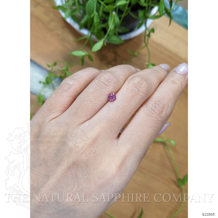 0.52 Ct. Purplish Red Garnet from Ceylon (Sri Lanka)