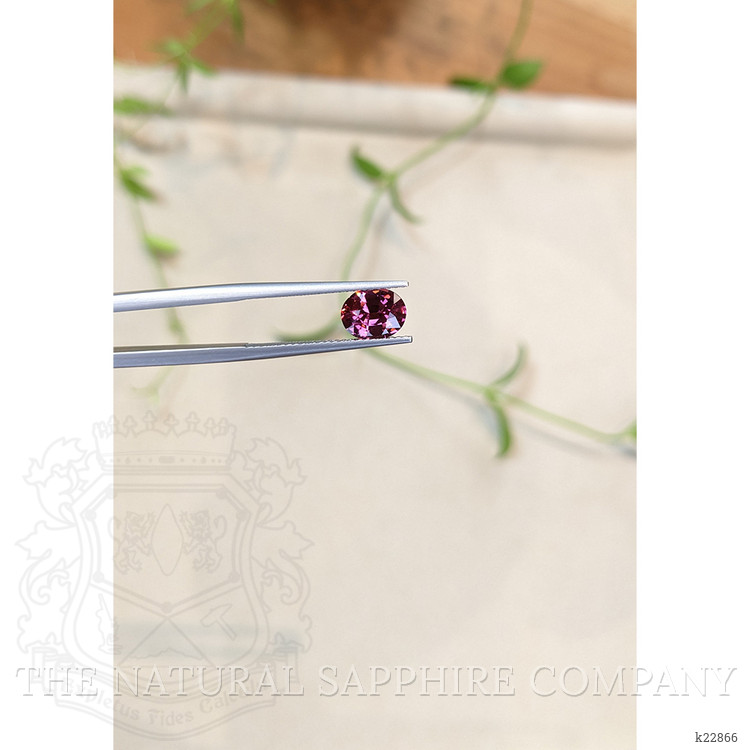 1.52 Ct. Purplish Pink Garnet from Ceylon (Sri Lanka)