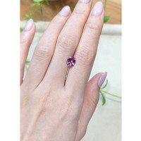 1.52 Ct. Purplish Pink Garnet from Ceylon (Sri Lanka) Life Style