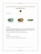 0.93 Ct. Alexandrite from Ceylon (Sri Lanka) Appraisal