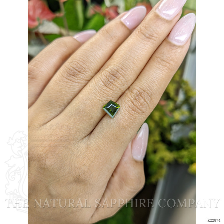 2.11 Ct. Yellowish Green Zircon from Ceylon (Sri Lanka)