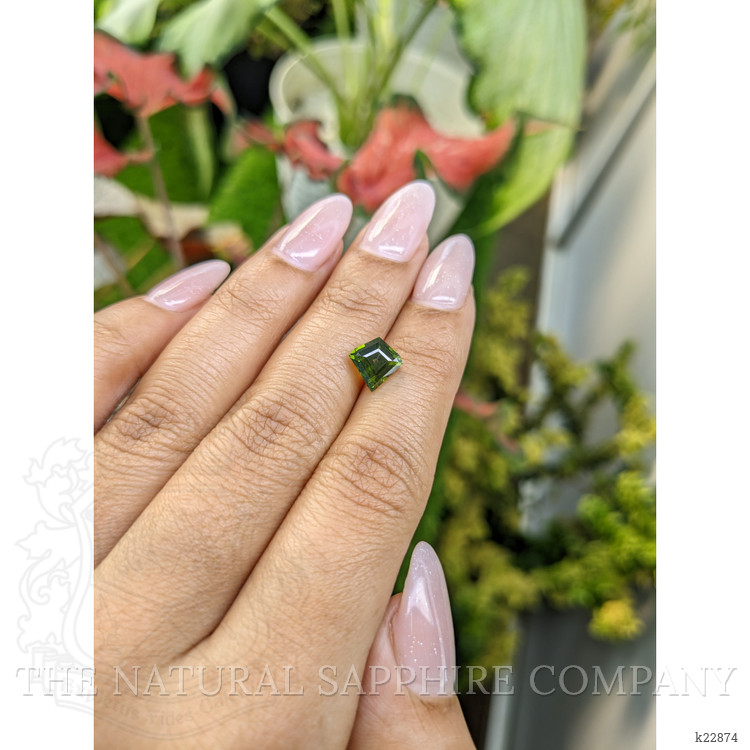 2.11 Ct. Yellowish Green Zircon from Ceylon (Sri Lanka)