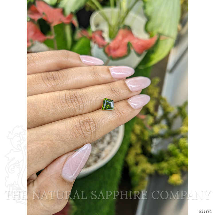 2.11 Ct. Yellowish Green Zircon from Ceylon (Sri Lanka)