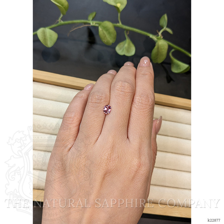 0.64 Ct. Orangish Red Garnet from Ceylon (Sri Lanka)