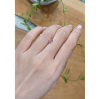 0.65 Ct. Pink Garnet from Ceylon (Sri Lanka) Life Style