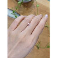 0.65 Ct. Pink Garnet from Ceylon (Sri Lanka) Life Style