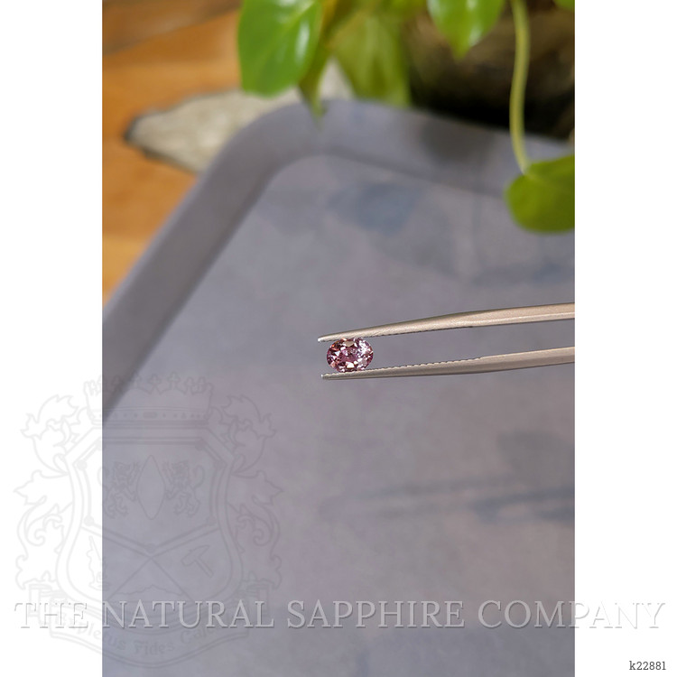 0.61 Ct. Purplish Pink Garnet from Ceylon (Sri Lanka)
