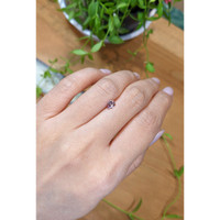 0.48 Ct. Purplish Pink Garnet from Ceylon (Sri Lanka) Life Style