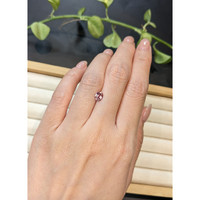 0.68 Ct. Reddish Pink Garnet from Ceylon (Sri Lanka) Life Style