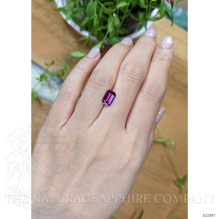 1.93 Ct. Purplish Pink Garnet from Ceylon (Sri Lanka)
