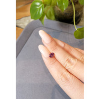 1.00 Ct. Reddish Pink Garnet from Ceylon (Sri Lanka) Life Style