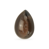 17.44 Ct. Brown Cabochon Smokey Quartz from Brazil Video