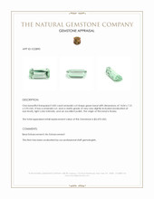 4.82 Ct. Beryl from Russia Appraisal