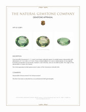 1.11 Ct. Alexandrite from Ceylon (Sri Lanka) Appraisal