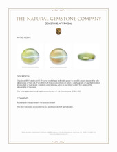 2.90 Ct. Cabochon Alexandrite from Tanzania Appraisal