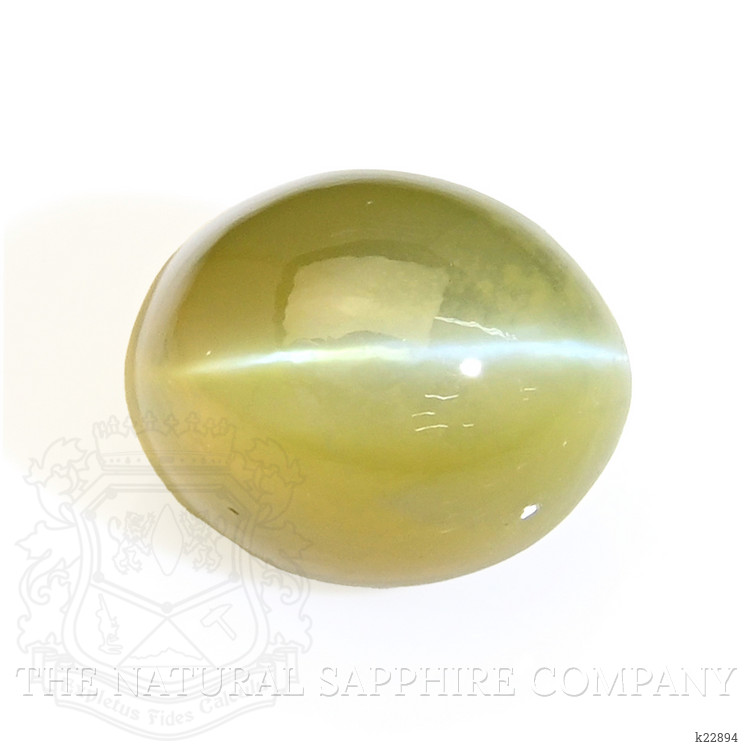 2.62 Ct. Greenish Yellow Cabochon Chrysoberyl from Tanzania