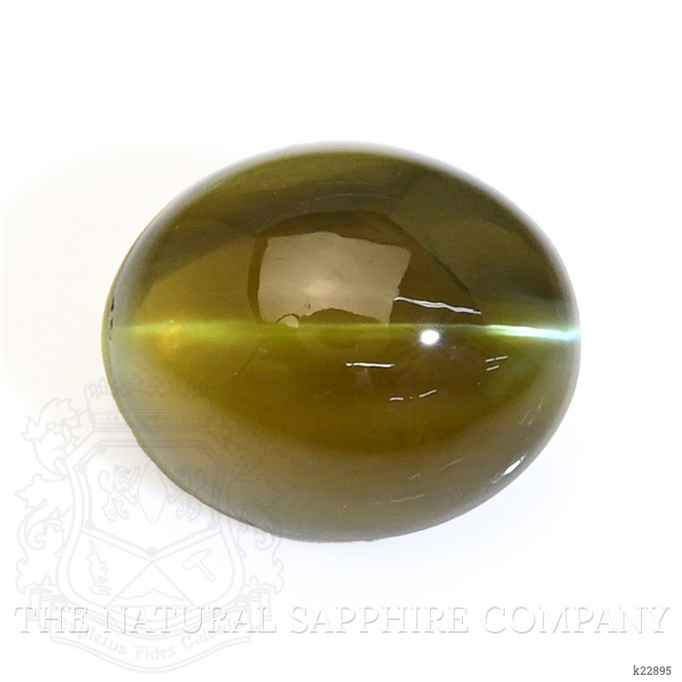 2.62 Ct. Brownish Green Cabochon Chrysoberyl from Madagascar