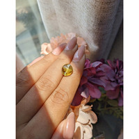 6.77 Ct. Brown Cabochon Chrysoberyl from Ceylon (Sri Lanka) Life Style