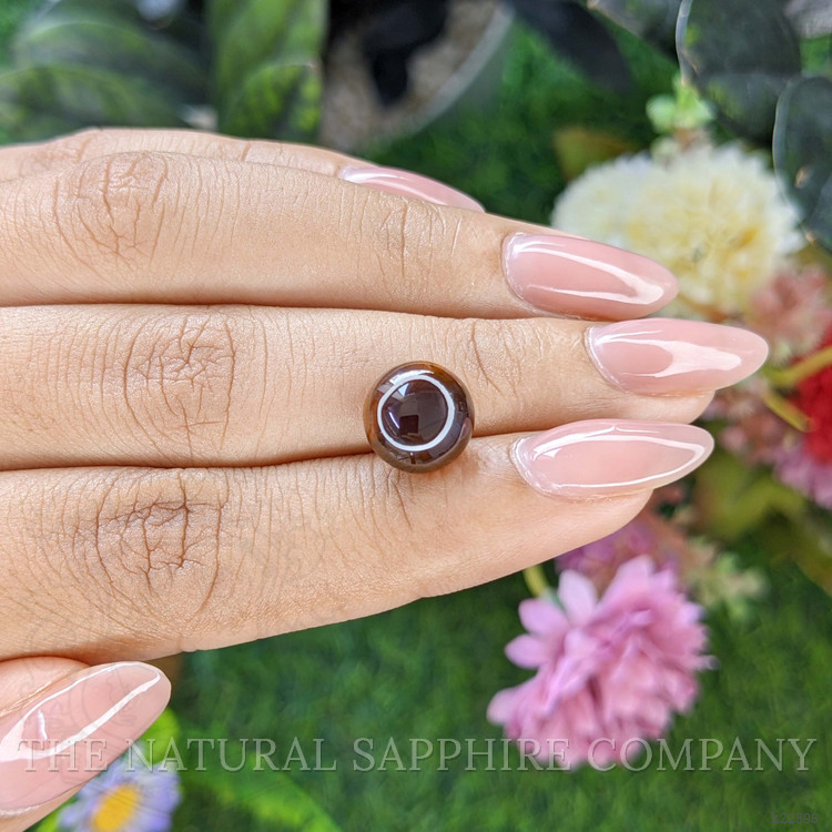 6.64 Ct. Brown Cabochon Chrysoberyl from Ceylon (Sri Lanka)