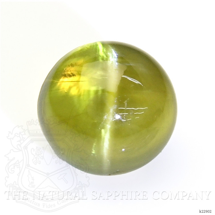 3.31 Ct. Yellowish Green Cabochon Chrysoberyl from Madagascar