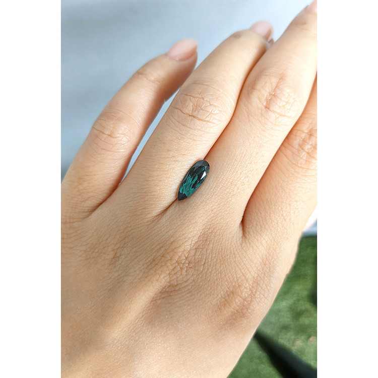 1.28 Ct. Bluish Green Tourmaline from Brazil
