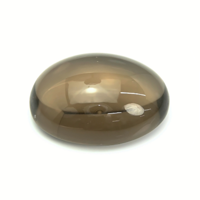 18.66 Ct. Cabochon Smokey Quartz from Brazil Video